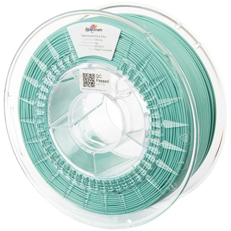 Spectrum 3D nyomtatószál, PLA Pro, 1,75 mm, Pastel Turquoise, 1 kg (80136)