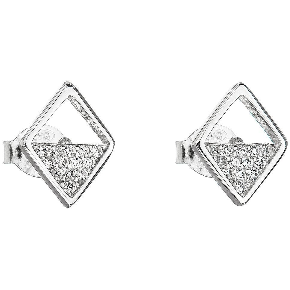 EVOLUTION GROUP fehér gyémánt 11040.1 (Ag 925 /1000, 0,8 g) (8590962110432)