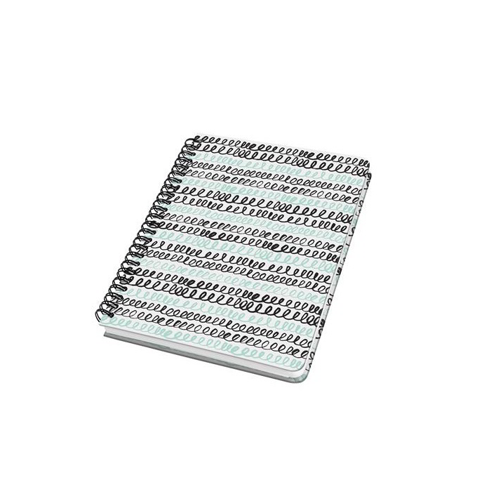 Siegel Jolie Curly Mint 60 lapos 162x215mm pontrácsos spirálfüzet - Mintás (JN622)