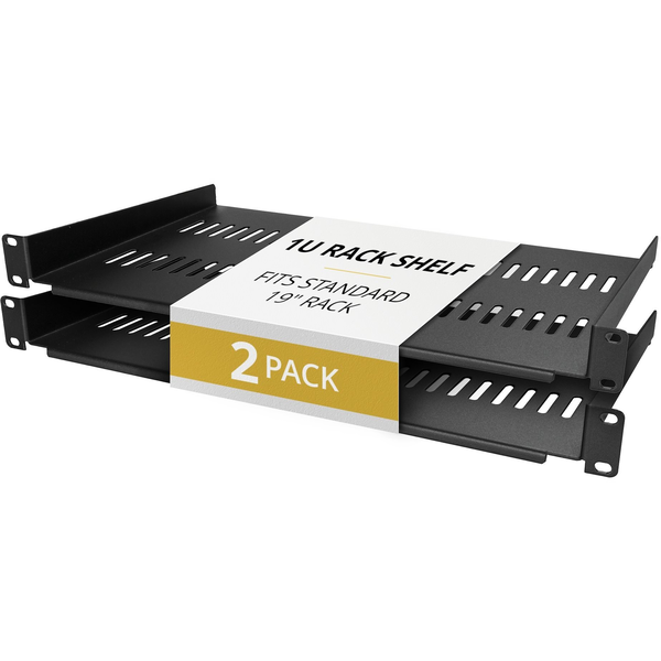 StarTech.com CABSHELFV1U-2PK rack-toebehoren Rekschap