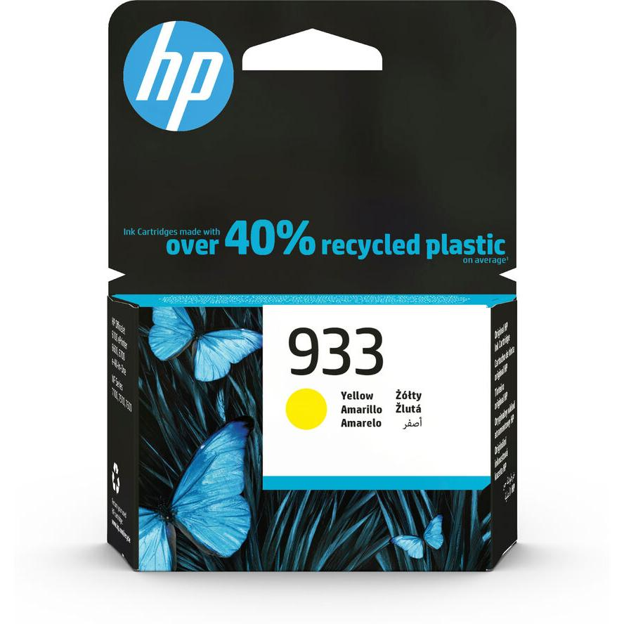 HP 933 Yellow Original Ink Cartridge inkoustová náplň 1 kusů Standardní výtěžnost (CN060AE)