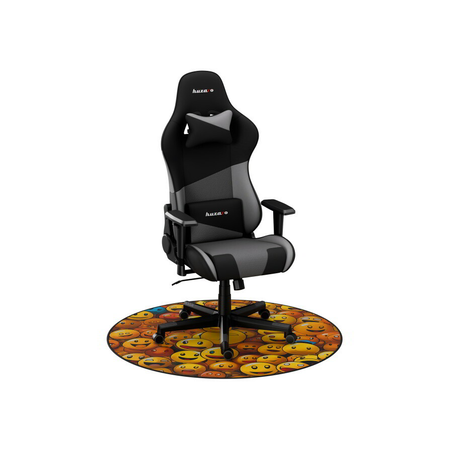 Huzaro HZ-FLOORMAT 8.0 Smile mintás Gamer Szőnyeg Ø 120cm (HZ-FLOORMAT 8.0)