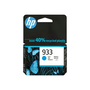 HP 933 Cyan Original Ink Cartridge глава и патрон за мастиленоструен принтер 1 броя Оригинал Стандартен добив Синьо-зелен