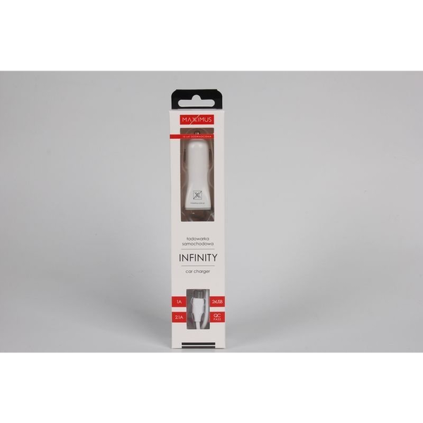 Ładowarka Maxximus Ład. sam. Maxximus Infinity 2.1A Micro USB, 2xUSB