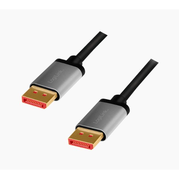 Logilink DisplayPort kábel DP/M-DP/M 8K/60 Hz 1m alu (CDA0104)