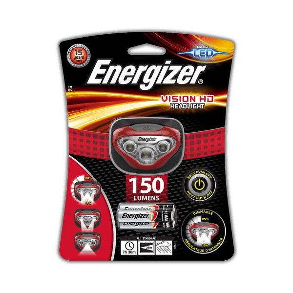 ENERGIZER 3 LED Vision HD+ fejlámpa  (E300280502/NZFOHV02)
