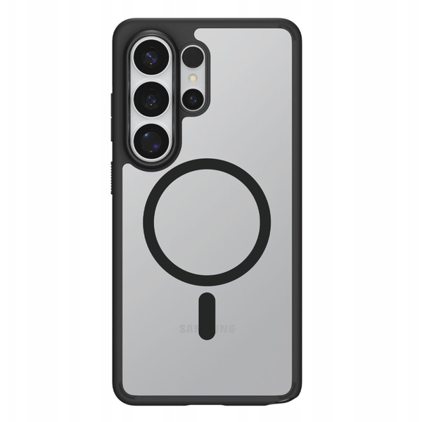 Spigen Etui Spigen Ultra Hybrid Mag MagSafe na Samsung Galaxy S26 Ultra - przezroczysto-czarne