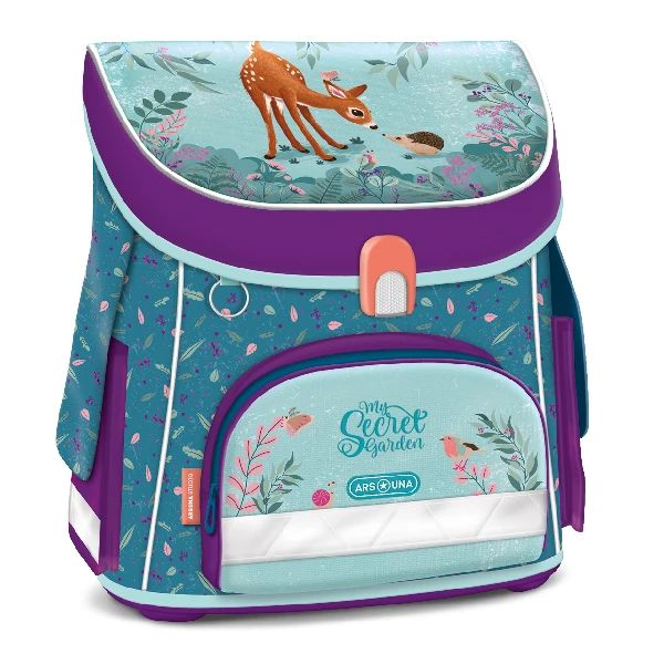 Ars Una My Secret Garden Mágneszáras Iskolatáska - Mintás (54493391)