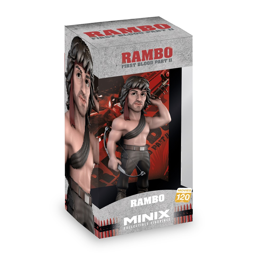 Minix 120 Movies - Rambo II John Rambo íjjal gyűjthető Mozifilm figura 12cm (15344)