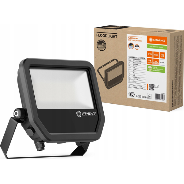 FLOODLIGHT 41W 145LM/W 4000K IP66