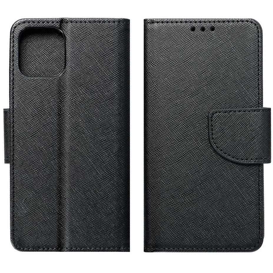 Samsung Galaxy S25 Ultra SM-S938, Oldalra nyíló tok, stand, Fancy Book, fekete (5903396336898)