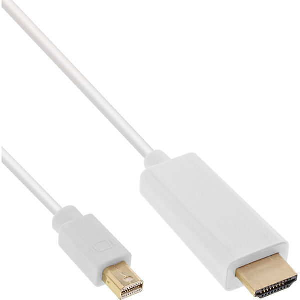 InLine 17173I video kabel adapter 3 m mini DisplayPort HDMI Wit