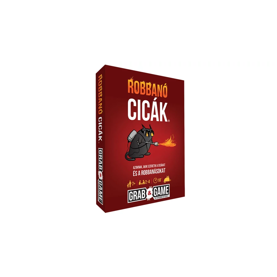 Robbanó cicák Grab&Game Edition Party kártyajáték (EXP10010)