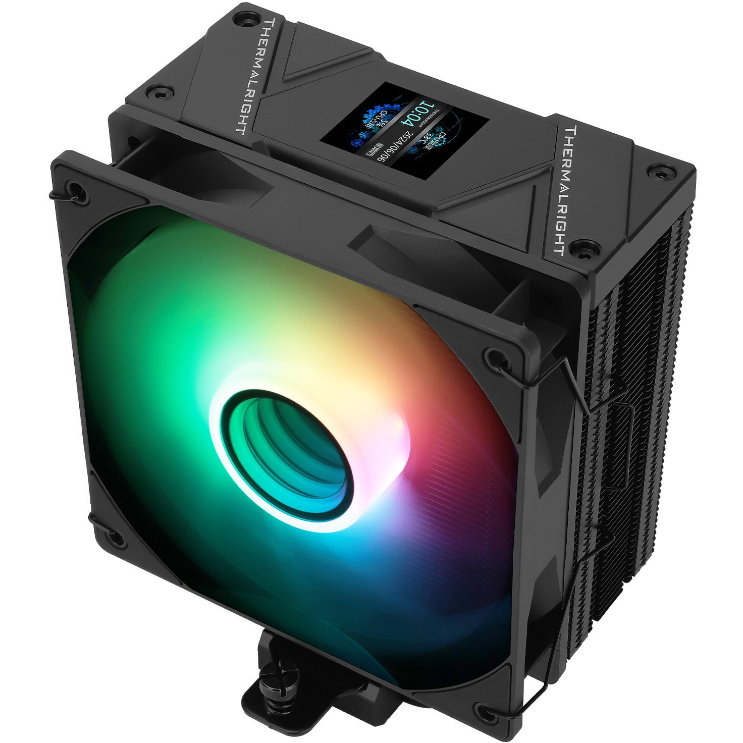 Thermalright Assassin Spirit 120 Vision ARGB Processzor Hűtő 1.54" LCD Kijelzővel (814256018432)