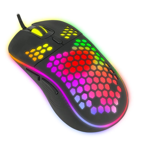 Mouse pentru jocuri Esperanza Anteros USB Type-C 6D RGB negru