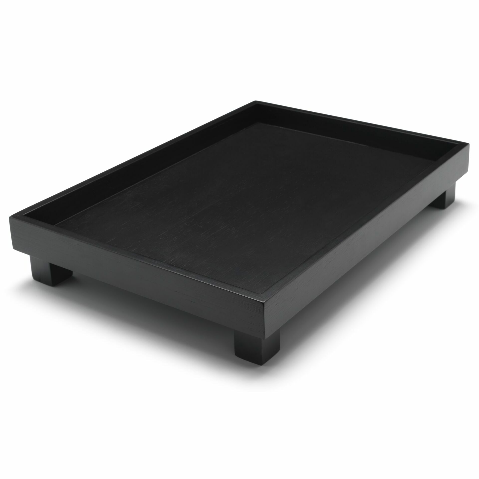 Bredemeijer Bambusz teás tálca 35x25x6cm - Fekete (174001)
