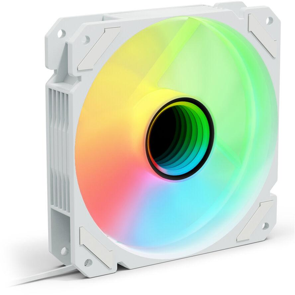 SHARK Mirror RGB PWM (weiß, 120 mm)