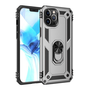 Калъф Defender, За Apple iPhone 12 Pro Max, Пластмаса/Силикон, С пръстен, Сив