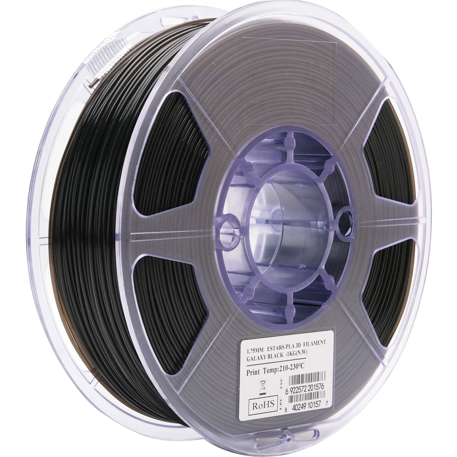 eSUN eStars-PLA 1kg Galaxy Black (ESU240343)