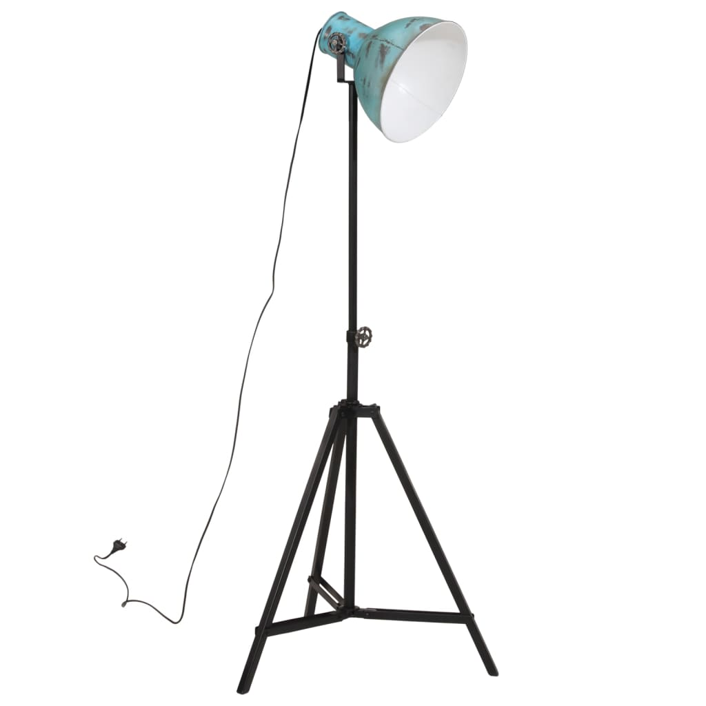 kopott kék állólámpa 25 W 61x61x90/150 cm E27 (371867)
