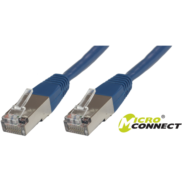  MicroConnect Patchcord, S/FTP, CAT6, 0.25m, LSZH, niebieski (SSTP60025B)