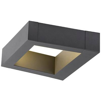 SLV BOOKAT (1005443) LED-es fali lámpa Fixen beépített LED-es 15 W Antracit (1005443)