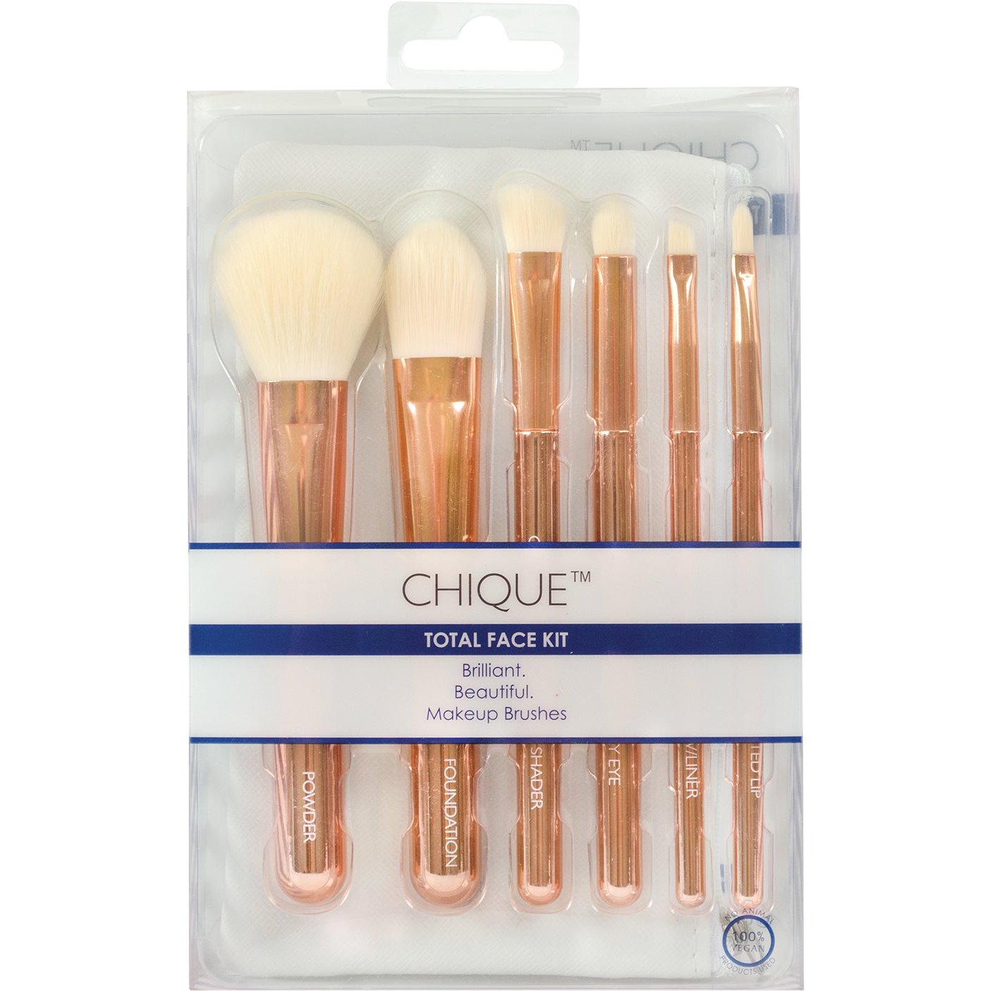 CHIQUE RoseGold Total Face Kit (90672374479)