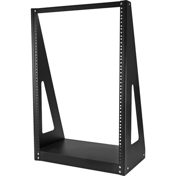StarTech.com 2POSTRACK16 rack Vrijstaande rek Zwart