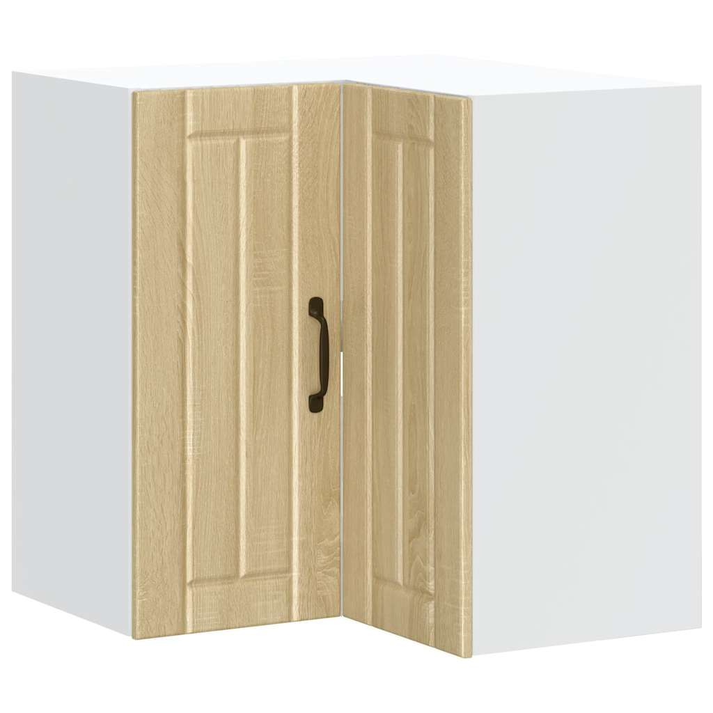 Lucca sonoma tölgy színű szerelt fa konyhai fali sarokszekrény (853860)