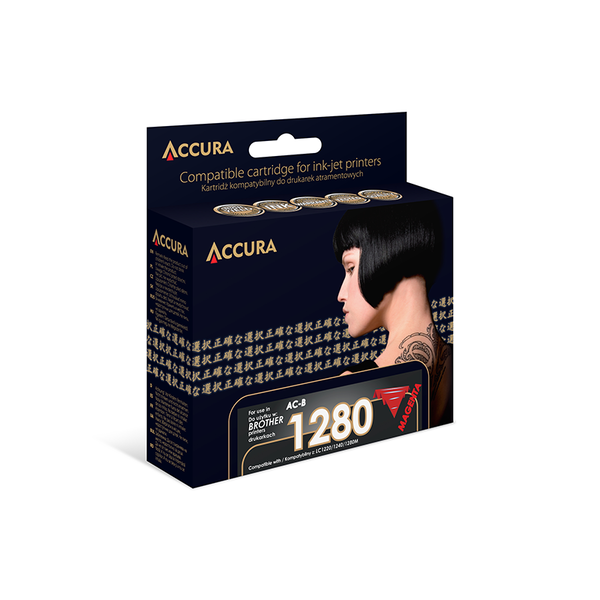 Accura Brother LC1280/1240/1220XLM магента касета за тониране 20 мл