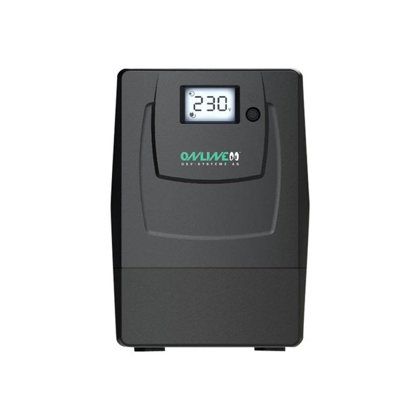 UPS без управление, Online USV, YUNTO Smile 400 - UPS - 240 Watt - 400 VA (YS400), Черен