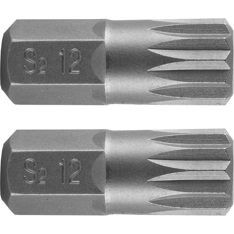 NEO 10-904 Spline Bit, 3/8", M12X30mm, S2, 2db (V31AC-TOP-10-904)