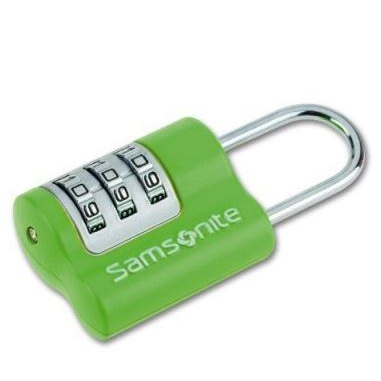 Samsonite Travel Accessories számzáras bőrönd lakat zöld (U23*04103)