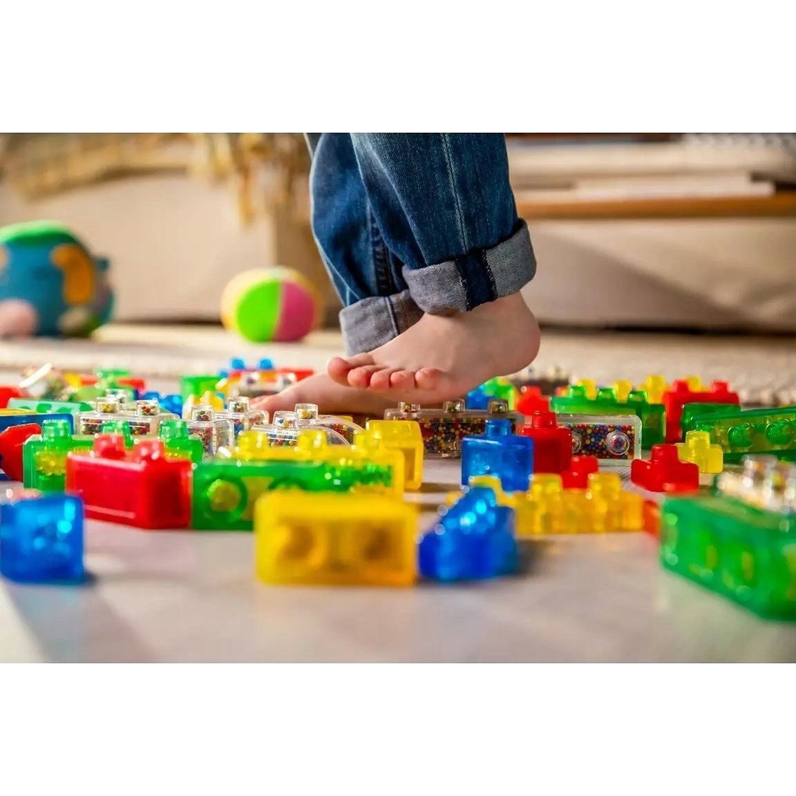 Jelly Blox Puha Kockás Építőjáték, 32 Részes (931694.006)