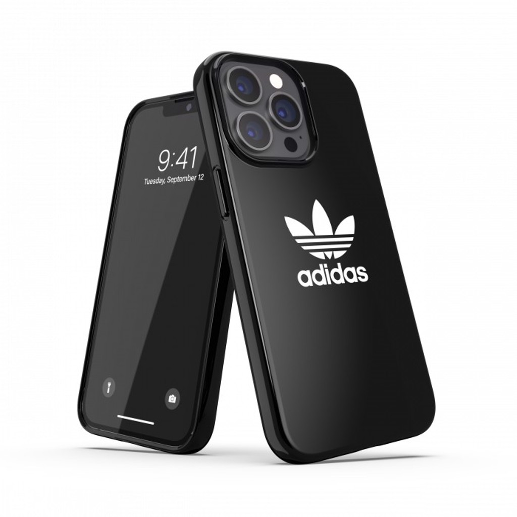 Adidas OR SnapCase Trefoil Apple iPhone 13 / 13 Pro Tok - Fekete (47098)