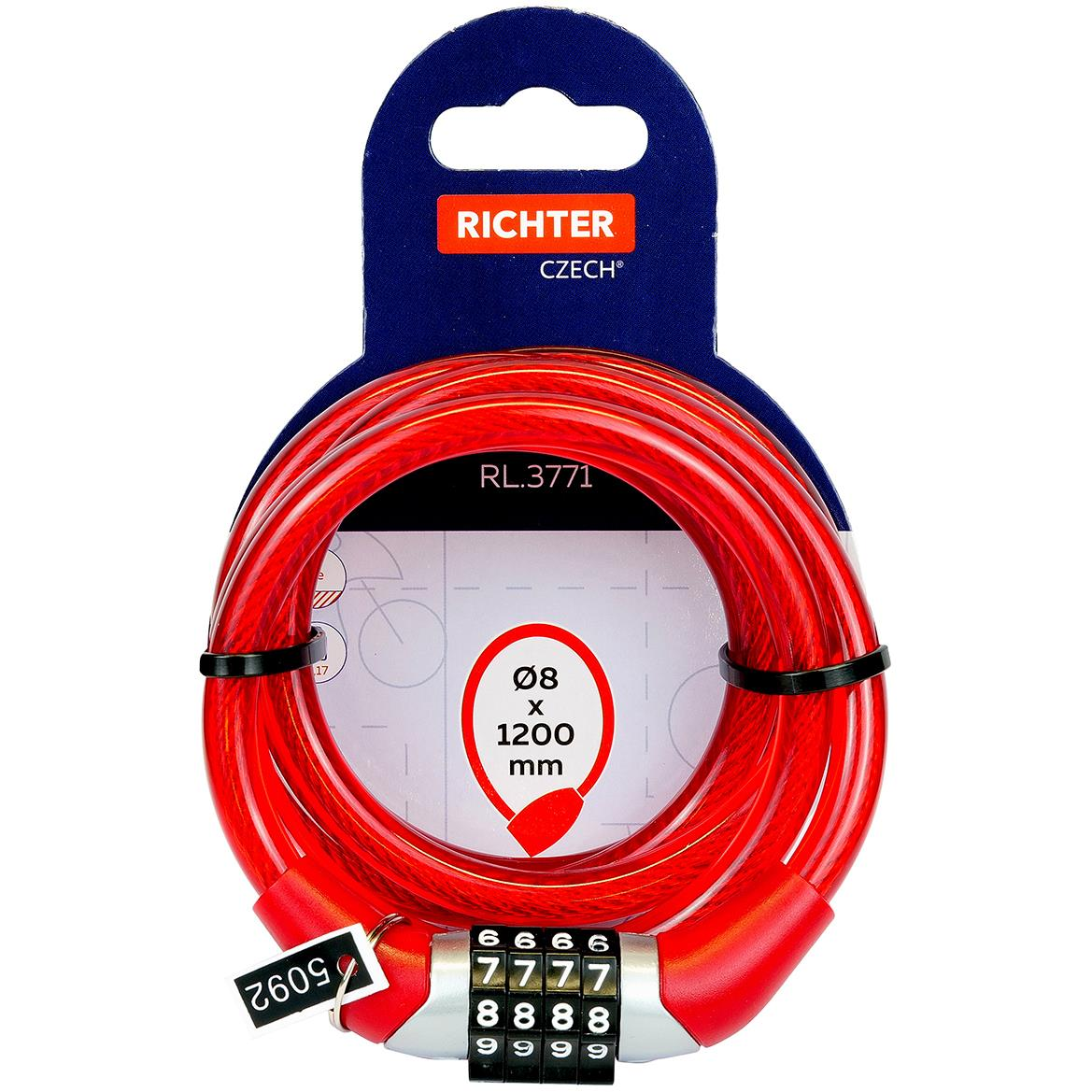 Richter Czech RL.3771.8x1200.CRV, acél, 8×120 cm (0723-47714)