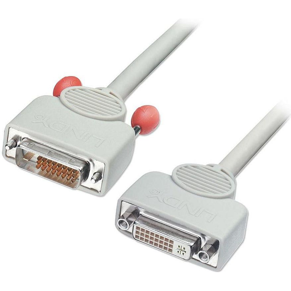 Lindy DVI-D/DVI-D 0.5m DVI kabel 0,5 m Grijs