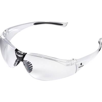 TOOLCRAFT (TO-5343207) Védőszemüveg Fekete, Átlátszó EN 166 DIN 166 (TO-5343207)