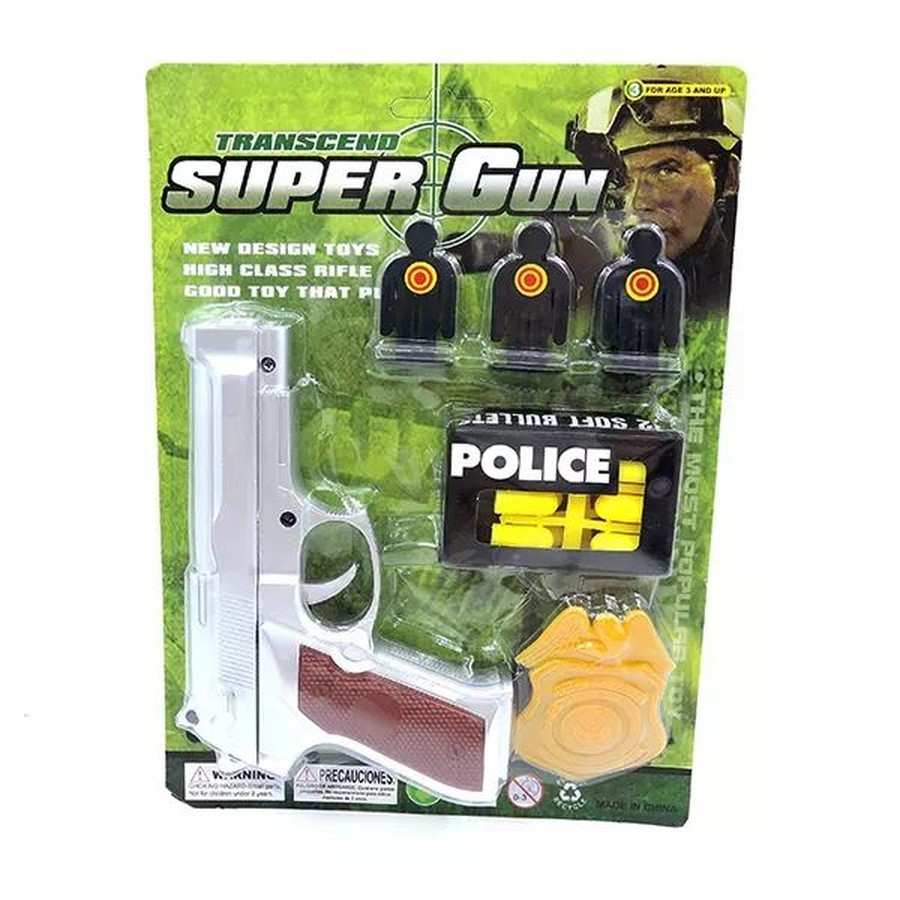 Manyuk Toys Játékfegyver műanyag töltényekkel és célokkal (3025C)