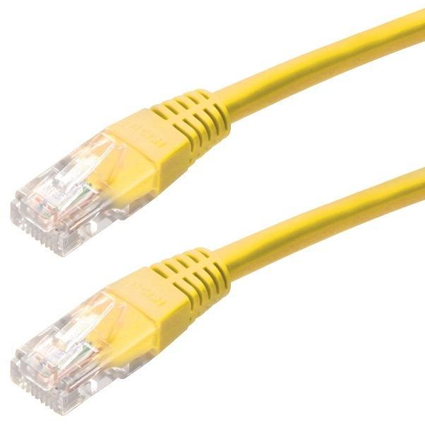Equip 825464 καλώδιο δικτύωσης Κίτρινο 5 m Cat5e U/UTP (UTP)
