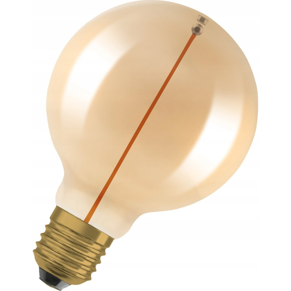 Retro žiarovka 1906 Globe 95, 12 vlákien, magnetická, 2.2W, 827 zlatá, E27