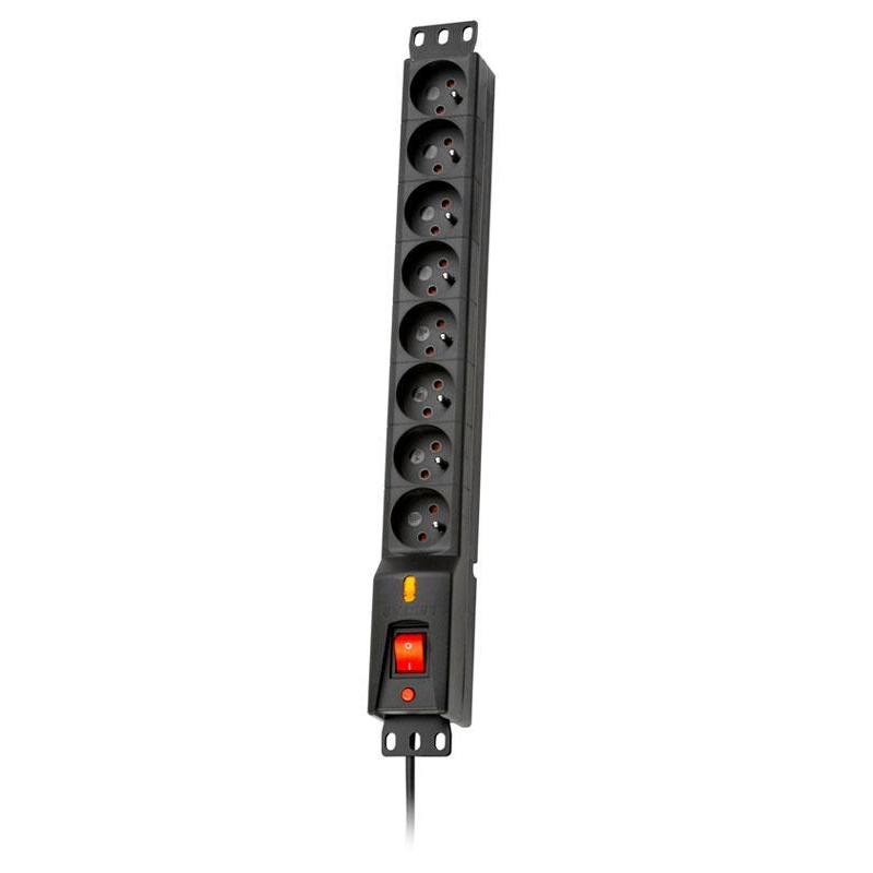 Lestar LXARM 810 G-A K.:CZ 3M 19" PDU Rack-be építhető 8-as elosztó 3m (LXARM 810 G-A K.:CZ 3M)