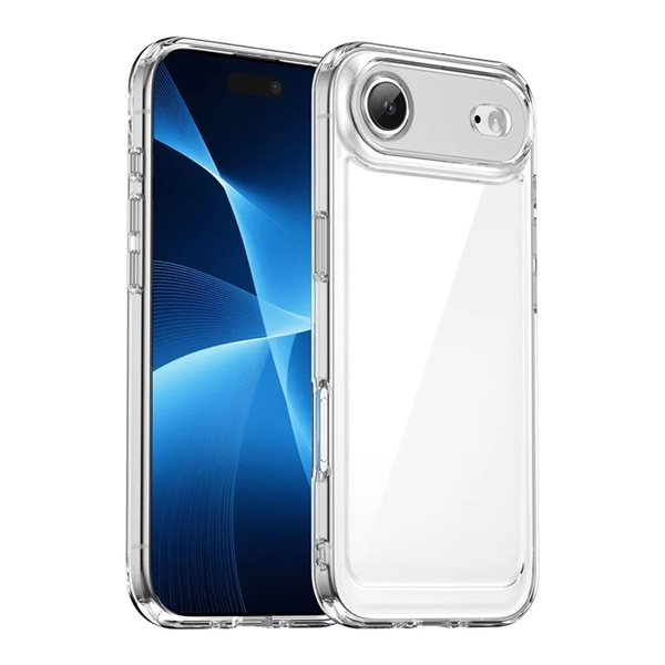 Szilikon telefonvédő (ütésállóság, átlátszó hátlap) ÁTLÁTSZÓ Apple iPhone Air "Gigapack csomagolás" (GP-173617)