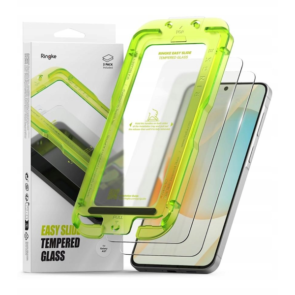 Ringke SZKŁO HARTOWANE RINGKE EASY SLIDE 2-PACK GALAXY A57 5G CLEAR