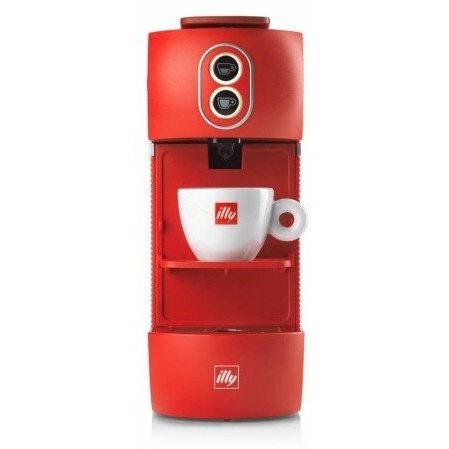HOME illy Kaffeemaschine E.S.E Pads (rot)- by illy