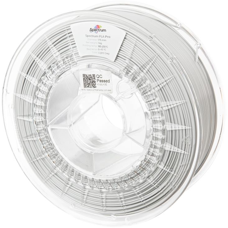Spectrum PLA Pro 1,75 mm, Light Grey, 1 kg (80834)