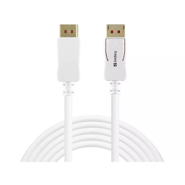Sandberg 509-15 DisplayPort kabel Bílá