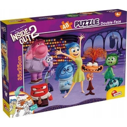 Agymanók 2 2 az 1-ben 48db-os puzzle és színező 35x25cm - Lisciani (304-109791)