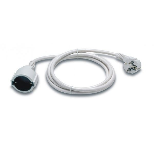 Famatel 3m 3x1,5mm2 16A szerelt hosszabbító fehér (2983) (f2983)