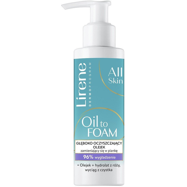 LIRENE_Oil To Foam głęboko ocyszczający olejek zmieniający się w piankę 145ml